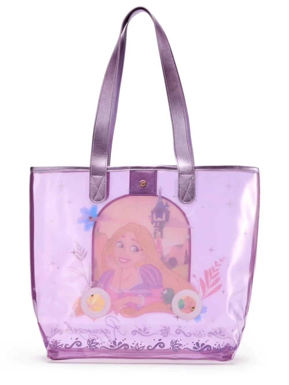 Disney Lavender Rapunzel Kids Swim Tote Bag